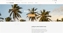 Desktop Screenshot of passionpassport.com